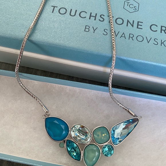 Touchstone Crystal Jewelry - Touchstone Crystal Seascape Necklace